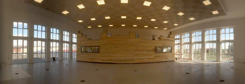 Foto einer Siebdruckwerkstatt